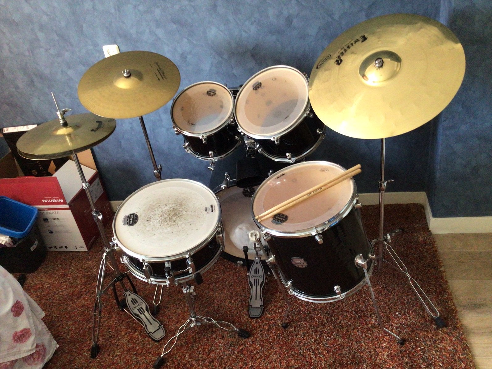 Drumstel beginners, Ophalen, Gebruikt, Overige merken