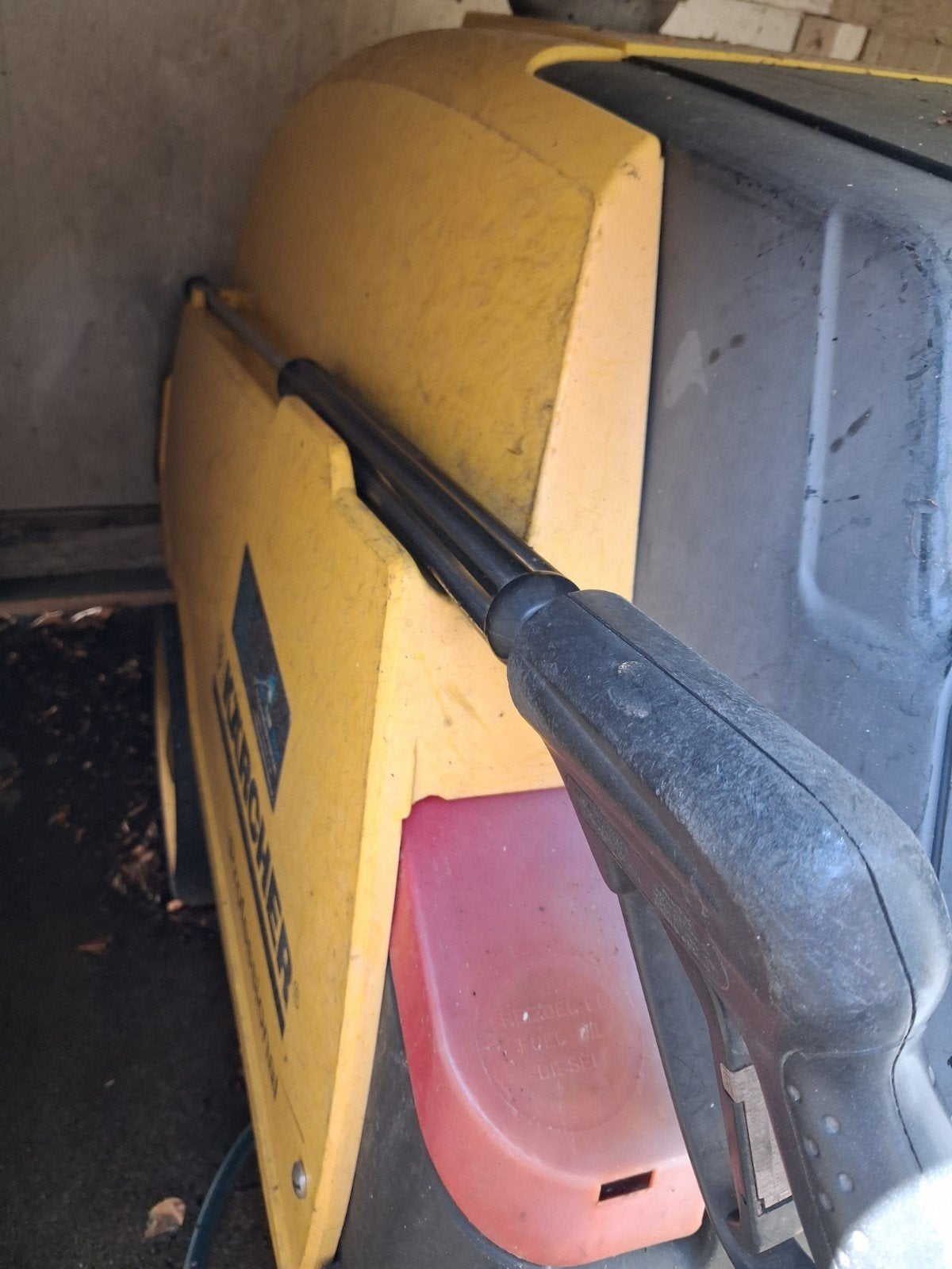 Karcher industriele hogedruk cleaner, Ophalen