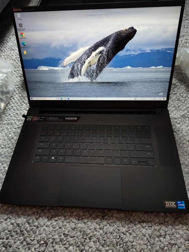 Razer Blade 17 RTX 3080Ti  360HZ 32GB RAM 1TB, Computers en Software, Windows Laptops, Ophalen of Verzenden, Zo goed als nieuw