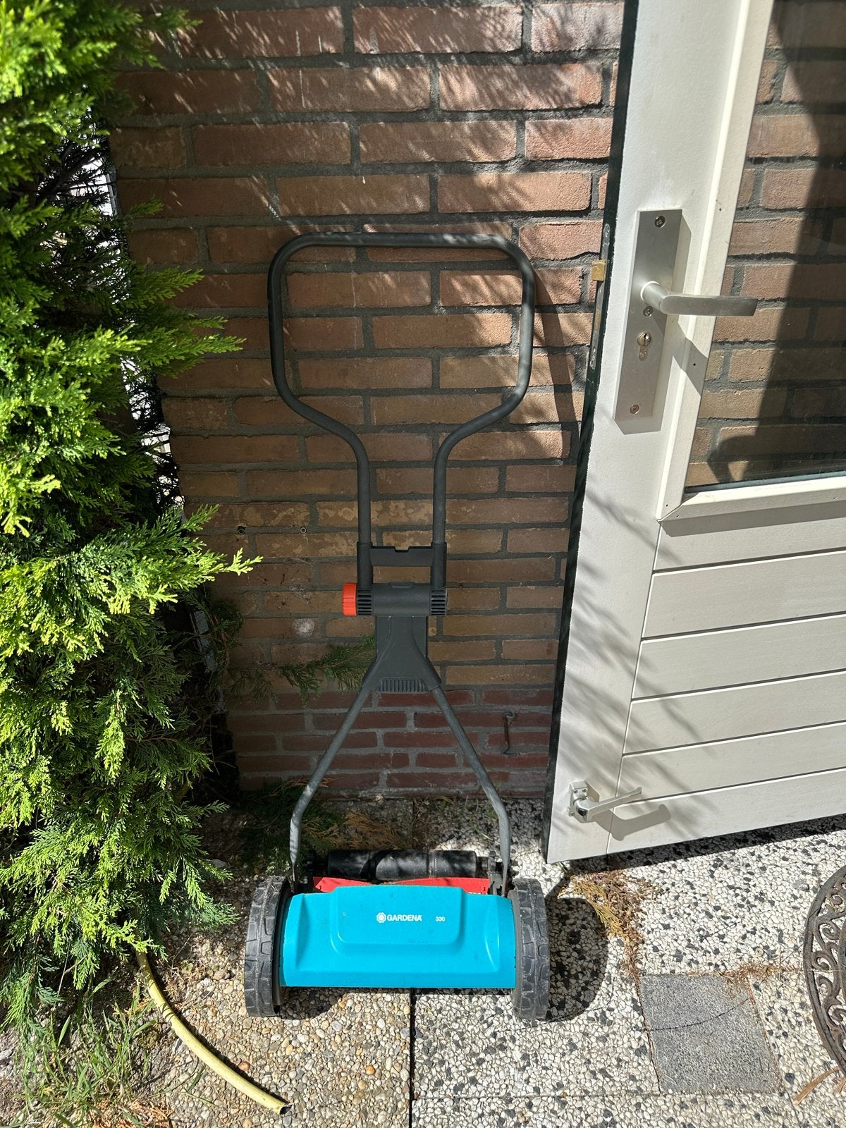 Gardena 330 handgrasmaaier - Zo goed als nieuw, Tuin en Terras, Grasmaaiers, Ophalen, Handgrasmaaier, Zo goed als nieuw, 30 t/m 39 cm