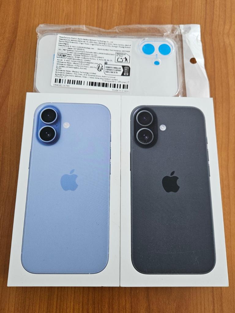 İPhone 17 Black & Blue 256Gb Nieuw verzegeld met Factuur, Overige modellen, Zwart, Nieuw, Zonder simlock