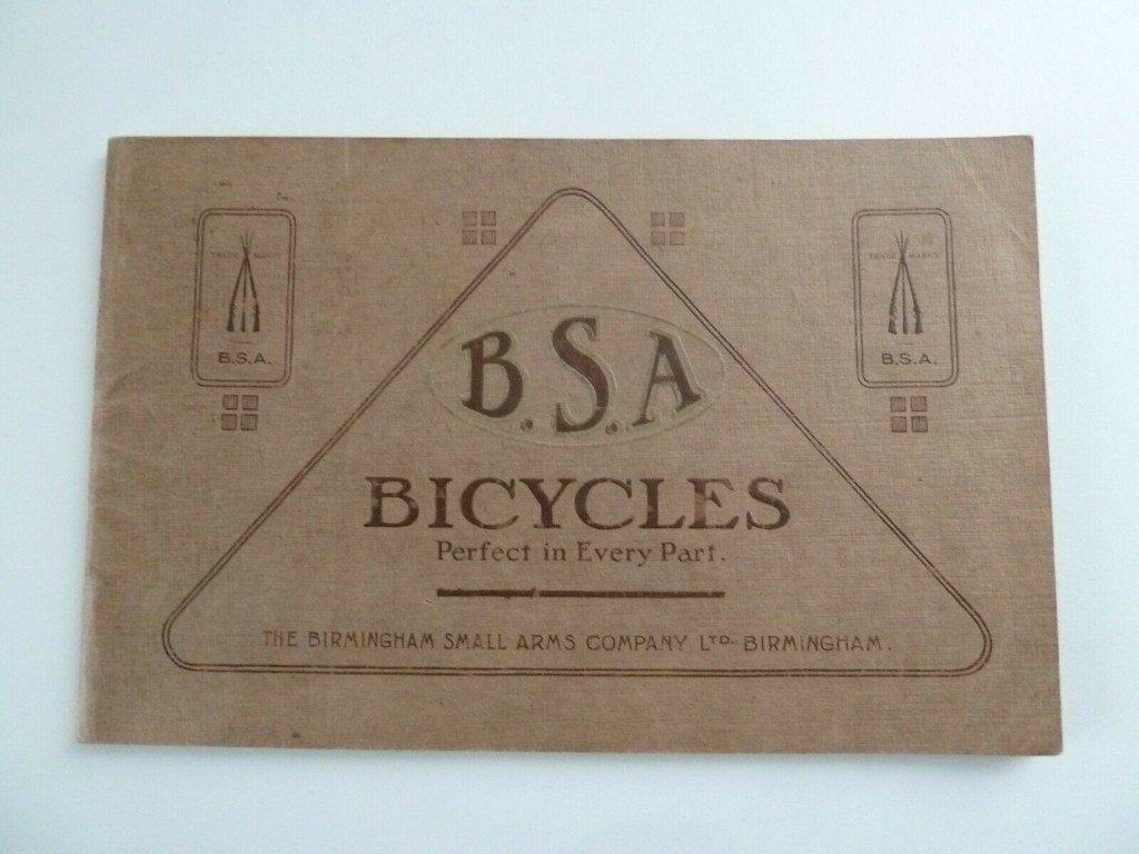antieke fiets BSA folder oldtimer classic retro vintage, Ophalen of Verzenden, Gelezen