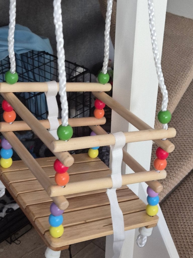 Houten meegroei schommel, Ophalen, Nieuw, Schommel
