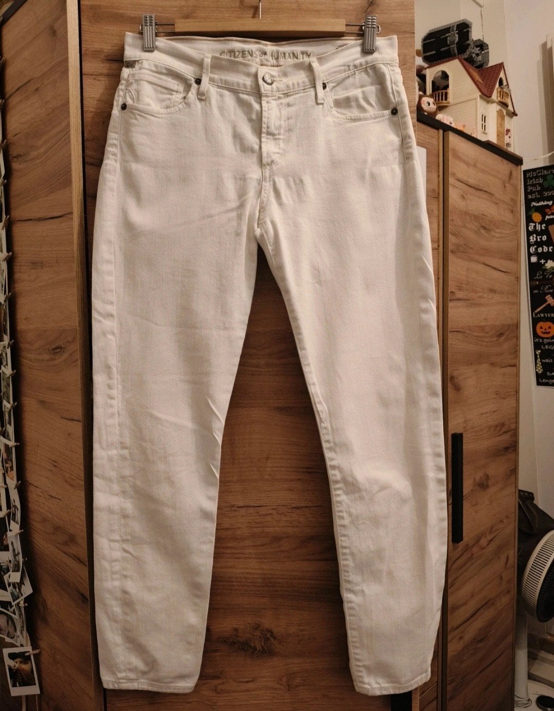 Citizens of Humanity Thompson Cropped Skinny Jeans W28, Citizens of Humanity, Ophalen of Verzenden, Wit, W28 - W29 (confectie 36)