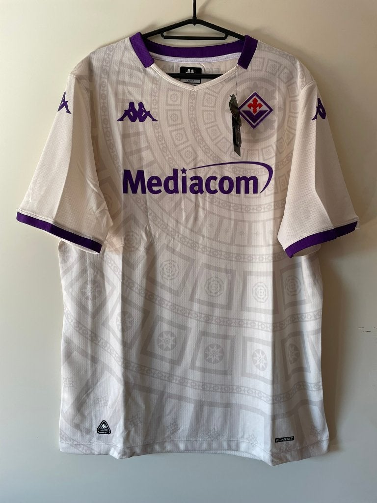 Fiorentina Kappa Voetbalshirt Maat L 25/26 Away, Maat 52/54 (L), Kappa, Wit, Nieuw
