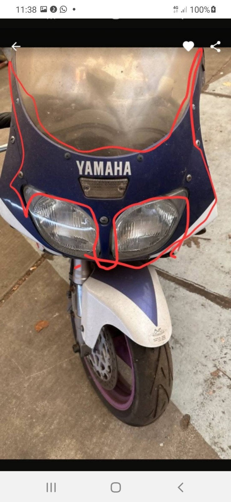 GEZOCHT YAMAHA YZF 750, Ophalen