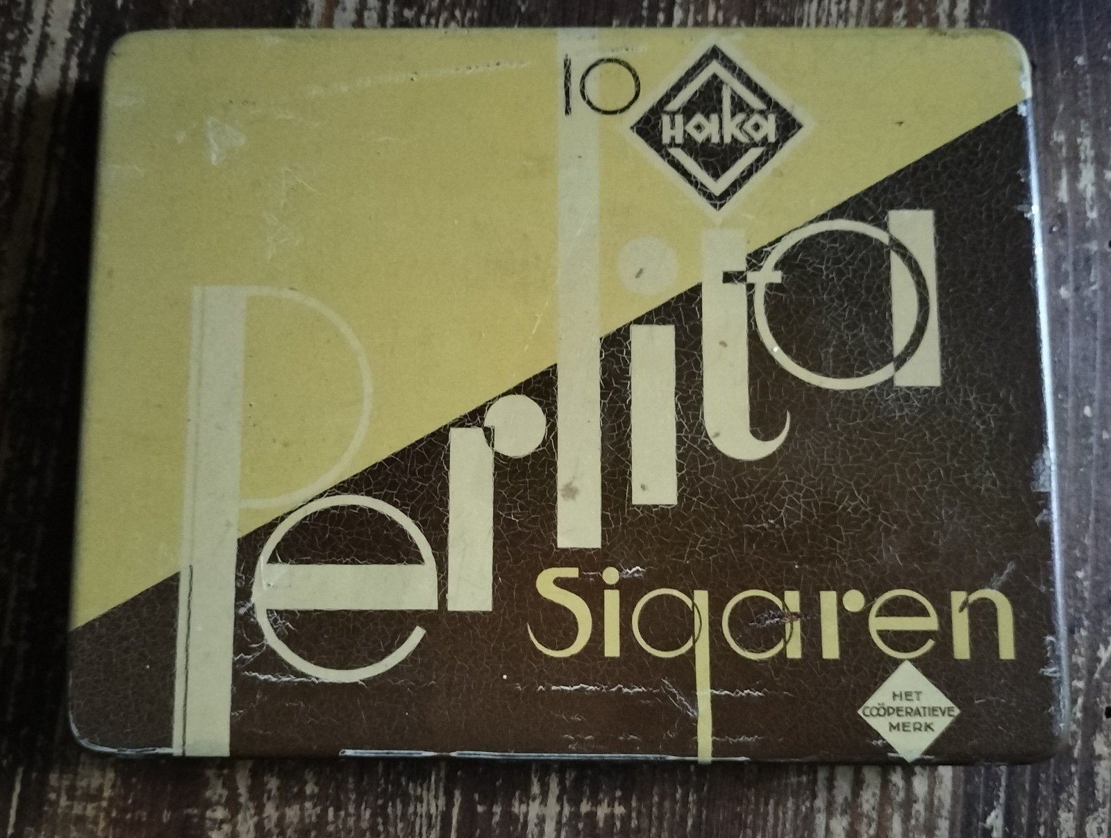 Prachtig Haka Perlita sigaren blikje, Verzamelen, Ophalen of Verzenden, Zo goed als nieuw, Overige