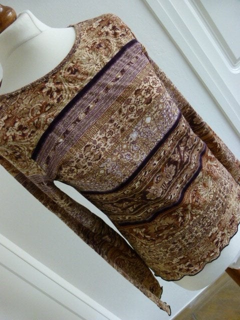 Top tuniek van OLSEN maat 40 M met stretch, Maat 38/40 (M), Olsen, Bruin, Ophalen of Verzenden