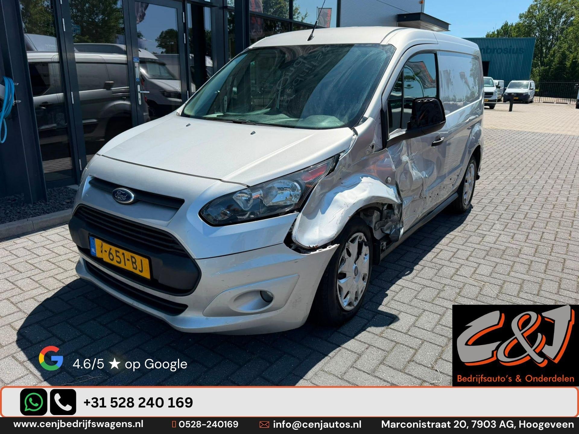 Ford Transit Connect 1.5 TDCI L1 Trend rondom schade, airoc,, Stroombaan 16
1181 VX  Amsterdam, NL, Ford, 1499 cc, Overige carrosserieën