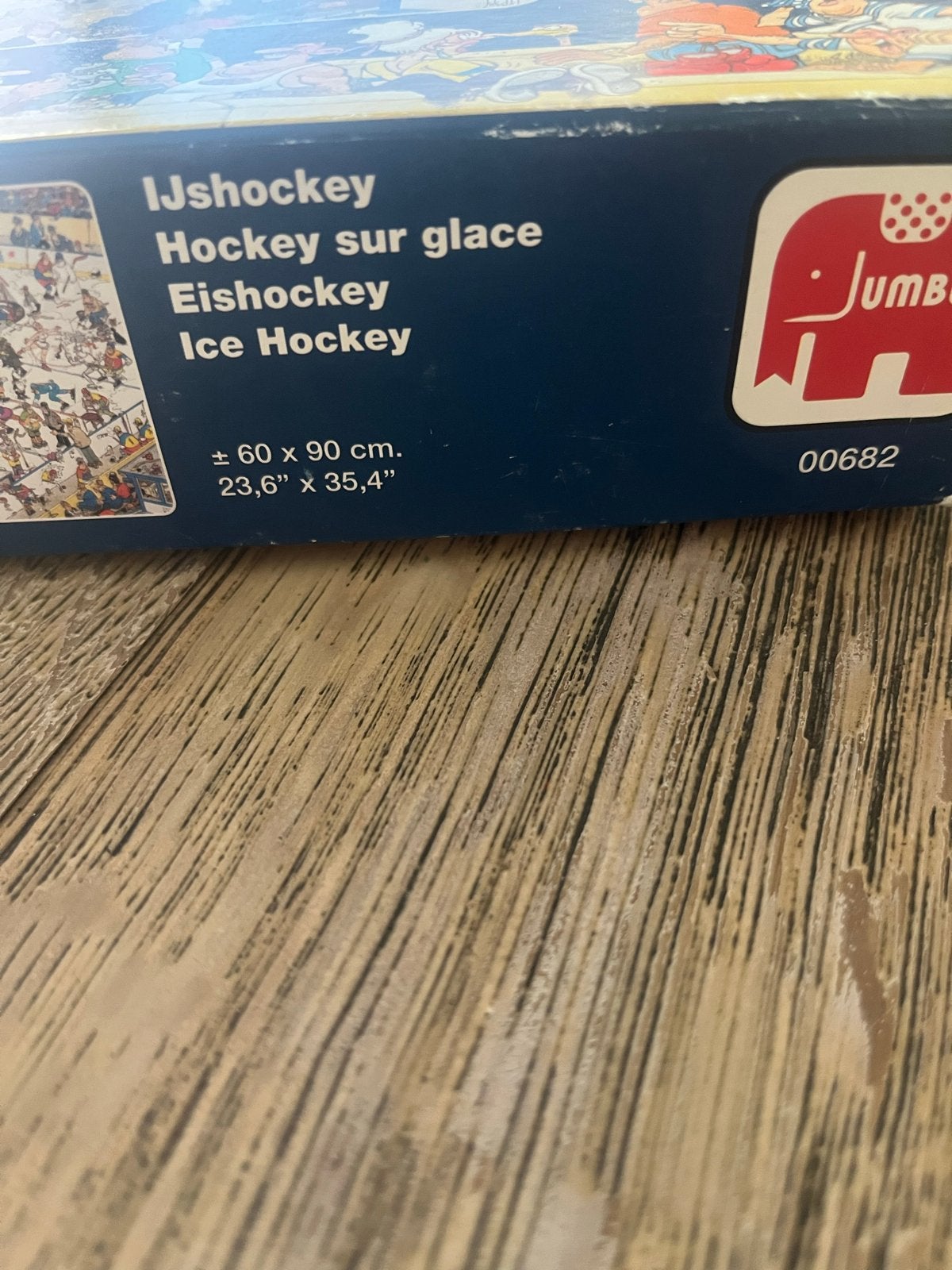 Jan van Haasteren IJshockey Puzzel 1500 stukjes, Ophalen of Verzenden, 500 t/m 1500 stukjes, Gebruikt, Legpuzzel