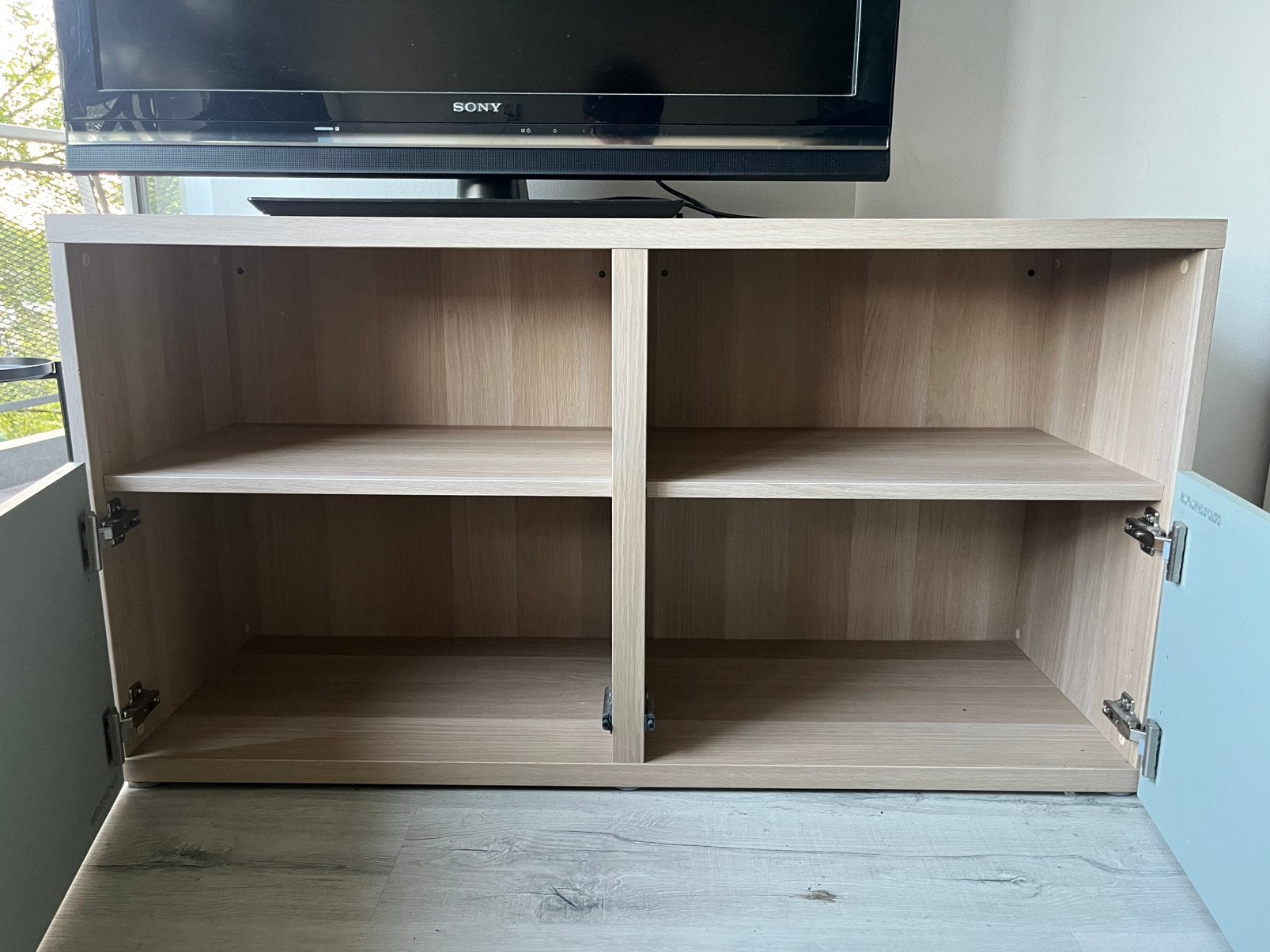 TV stand, Huis en Inrichting, Ophalen, Gebruikt, 100 tot 150 cm, Minder dan 100 cm