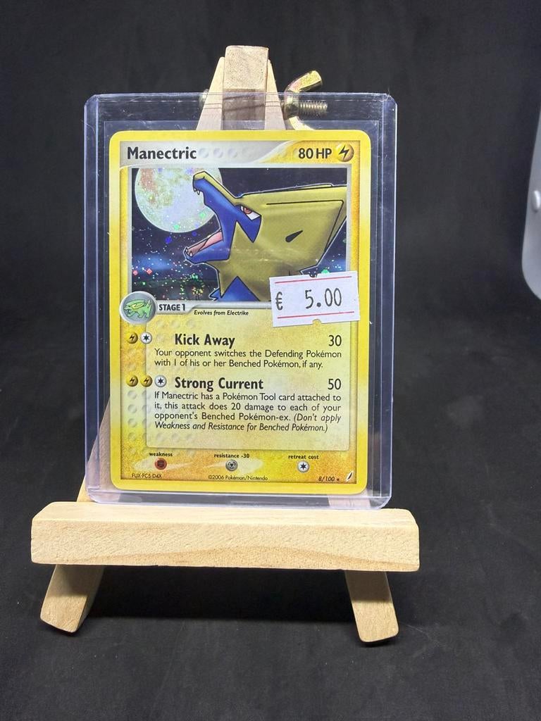 Manectric 8 holo nm/gd, Ophalen of Verzenden, Zo goed als nieuw