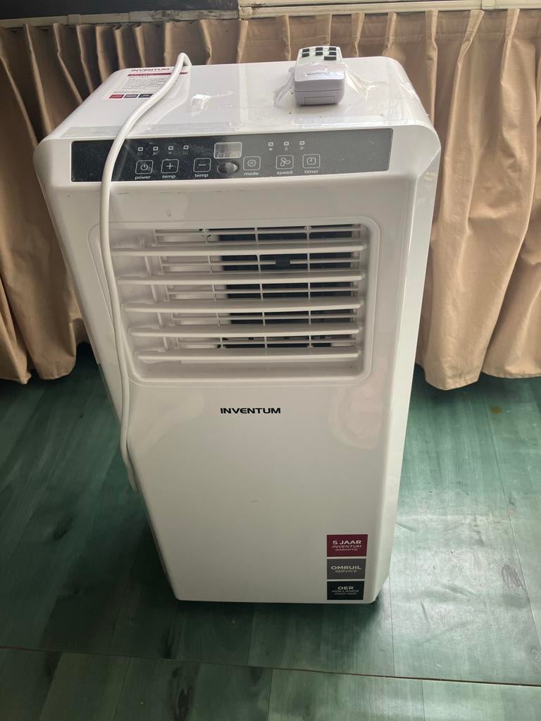 Inventum Mobiele Airco AC701 - Koelen, Ontvochtigen, Ventile, Ophalen, Minder dan 60 m³, 3 snelheden of meer, Zo goed als nieuw