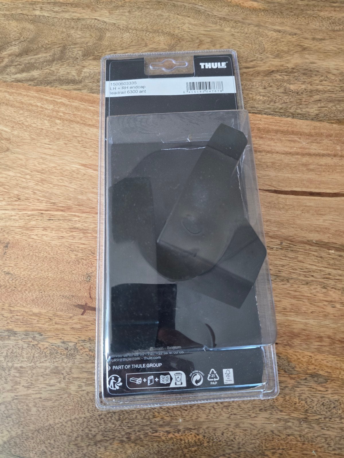 Thule Eindkappen 6300 Antraciet (LH+R)H), Ophalen of Verzenden, Nieuw