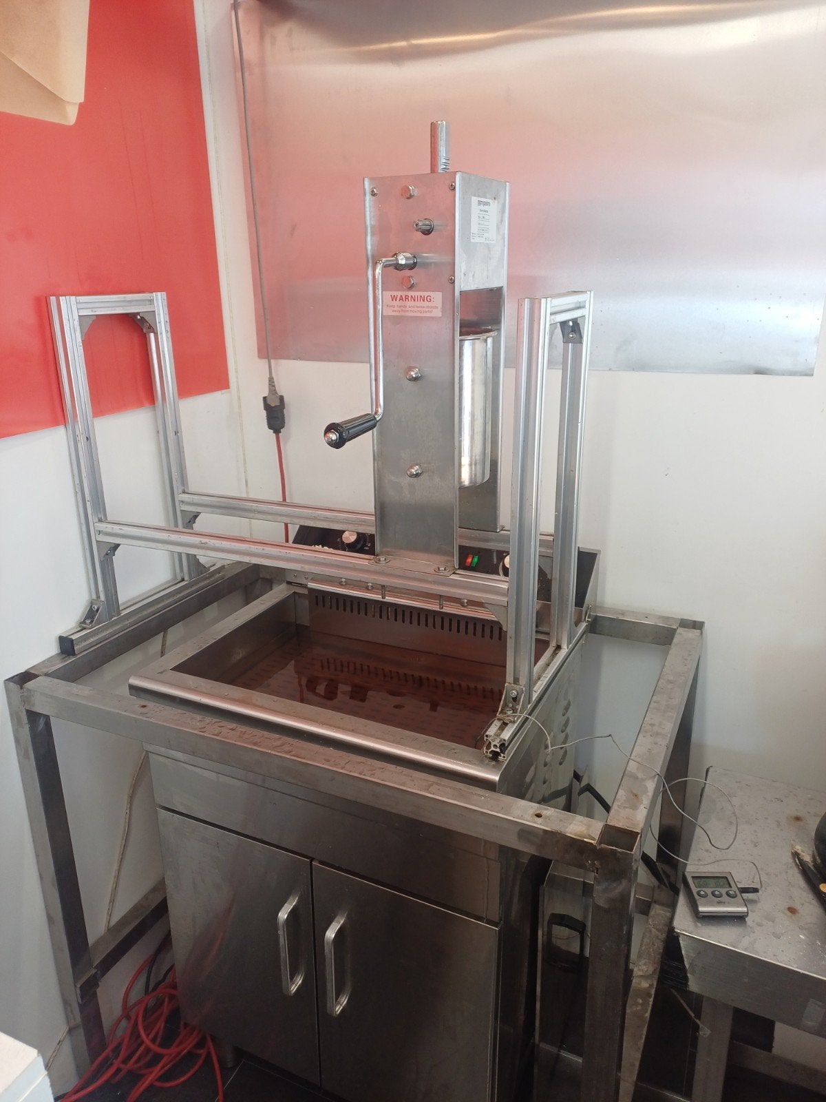 Churrosmachine met RVS Onderstel, Ophalen, Gebruikt, Bakkerij en Slagerij