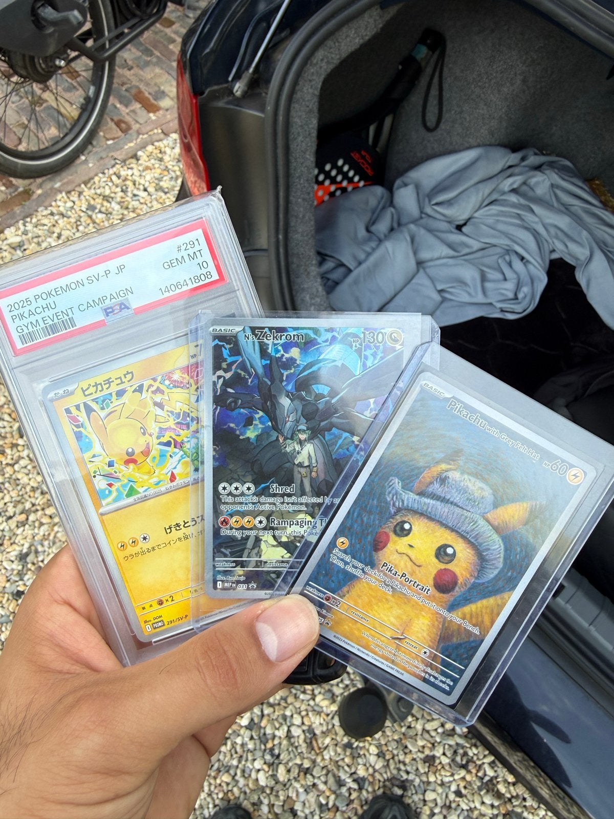 Pokémon Kaarten: PSA 10 Pikachu, N-Zekrom, Pikachu Portrait, Hobby en Vrije tijd, Verzamelkaartspellen | Pokémon, Ophalen of Verzenden