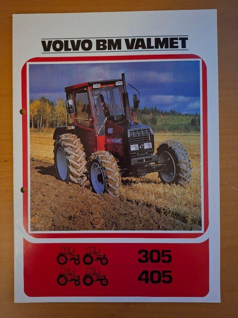 Folder Volvo BM Valmet 305 en 304 Nederlandstatlig, Ophalen of Verzenden, Zo goed als nieuw, Tractor en Landbouw