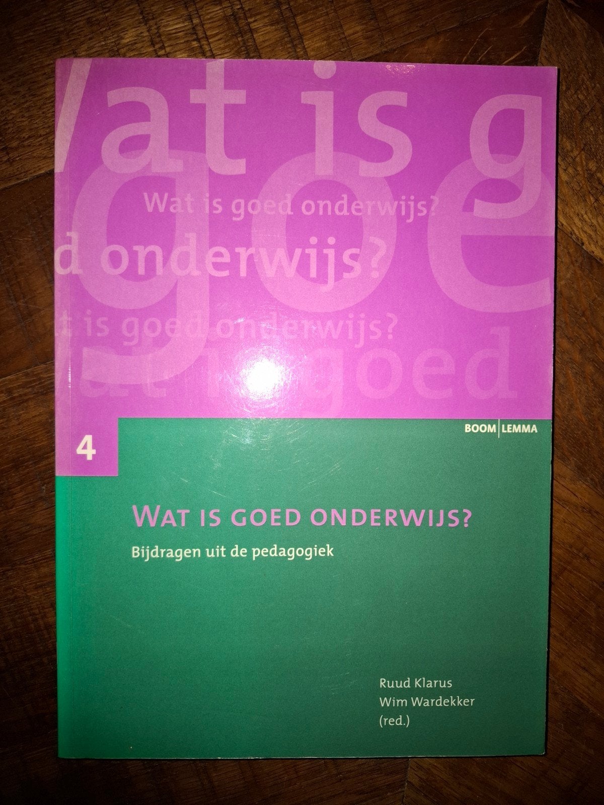 Wat is goed onderwijs, Ophalen of Verzenden, Zo goed als nieuw, Sociale wetenschap