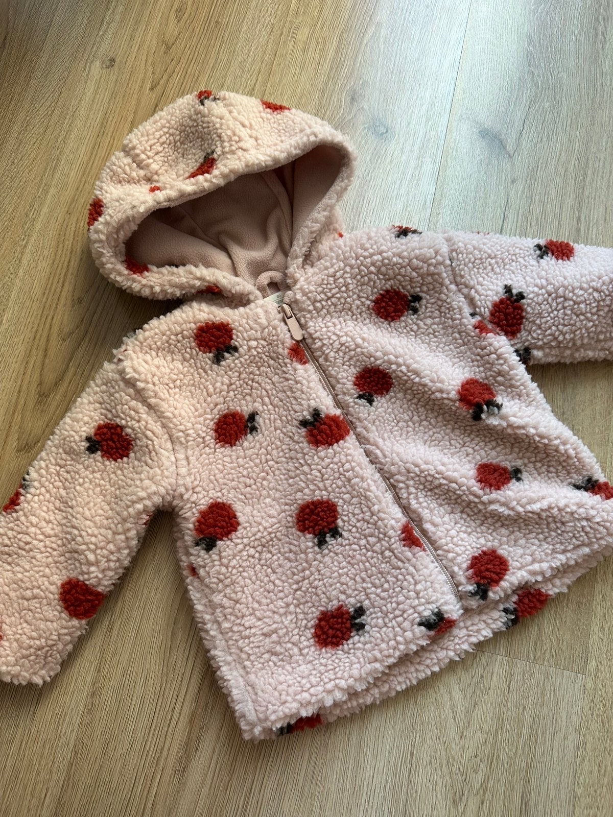 Roze baby jasje, Ophalen of Verzenden, Zo goed als nieuw, Meisje, Jasje