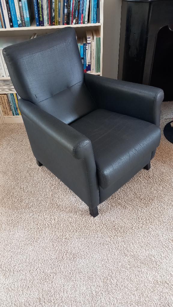 grote relax fauteuil, Ophalen, Gebruikt, Minder dan 75 cm, 50 tot 75 cm