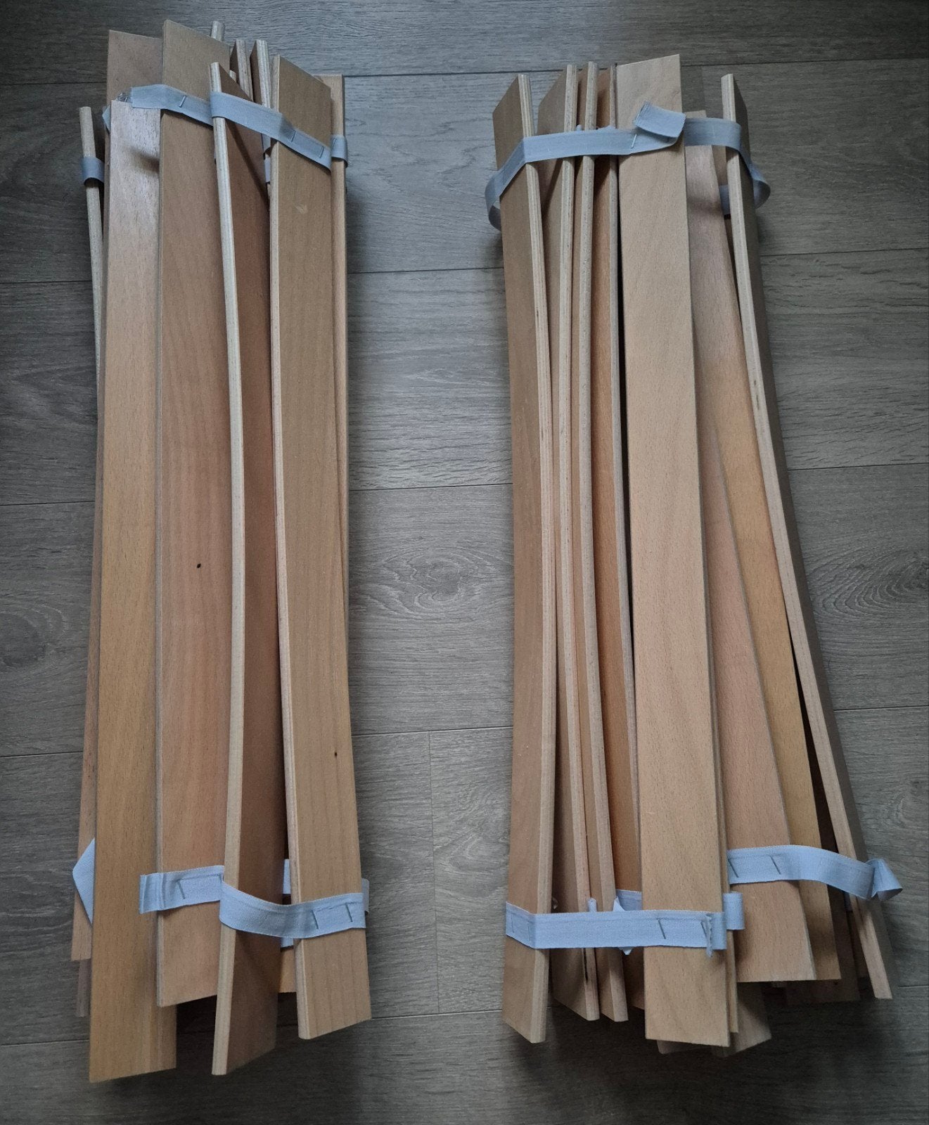 Lattenbodem voor Säbövik IKEA bed 140x200 cm, Ophalen, Gebruikt, Bruin, Tweepersoons