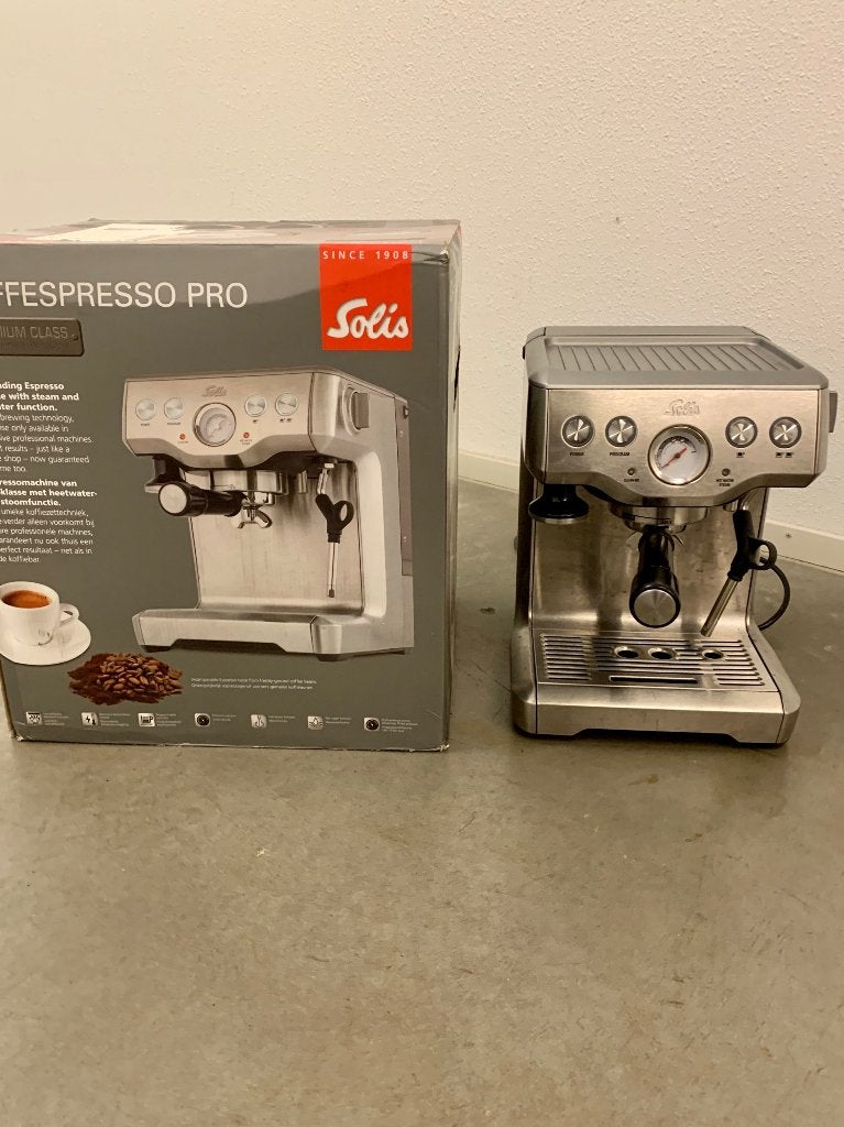 Solis Caffespresso Pro (Type 117) espressomachine + Caffissi
