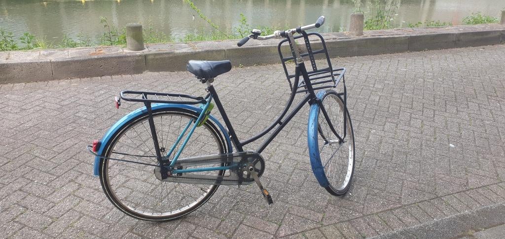 Oma fiets, Fietsen en Brommers, Fietsen | Dames | Omafietsen, 53 tot 56 cm, Ophalen, Gebruikt, Terugtraprem