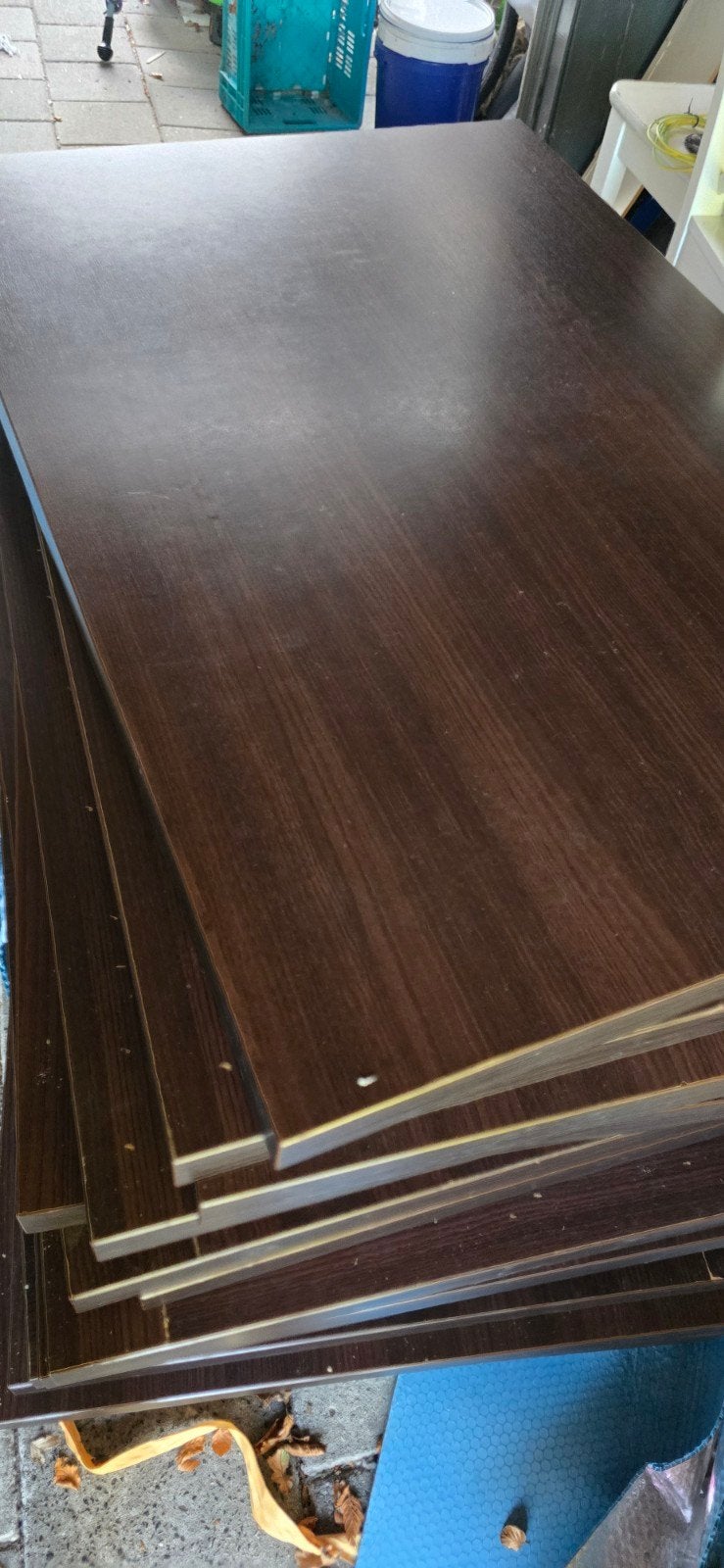Tafelbladen voor horeca 120x80 melamine, Ophalen, Gebruikt, Rechthoekig, 50 tot 100 cm