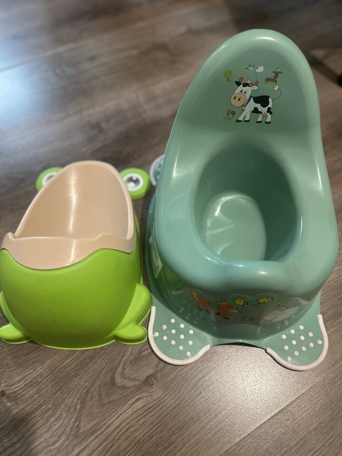 GRATIS 2 Potjes: Groene Kikker en Blauw potje, Ophalen, Zo goed als nieuw