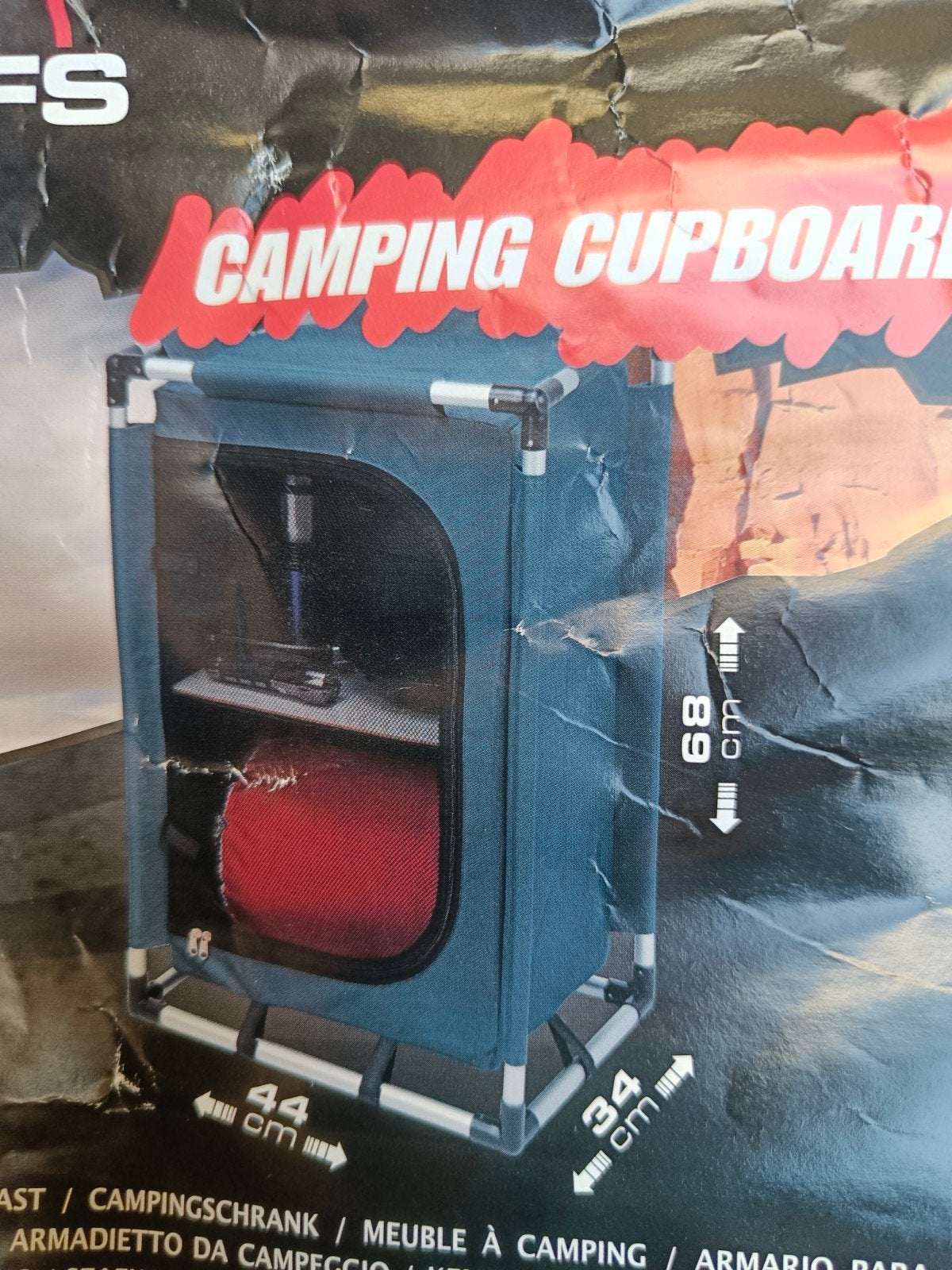 Campingkast 89x44x33 cm - Zo goed als nieuw, Ophalen of Verzenden, Zo goed als nieuw, Campingkast