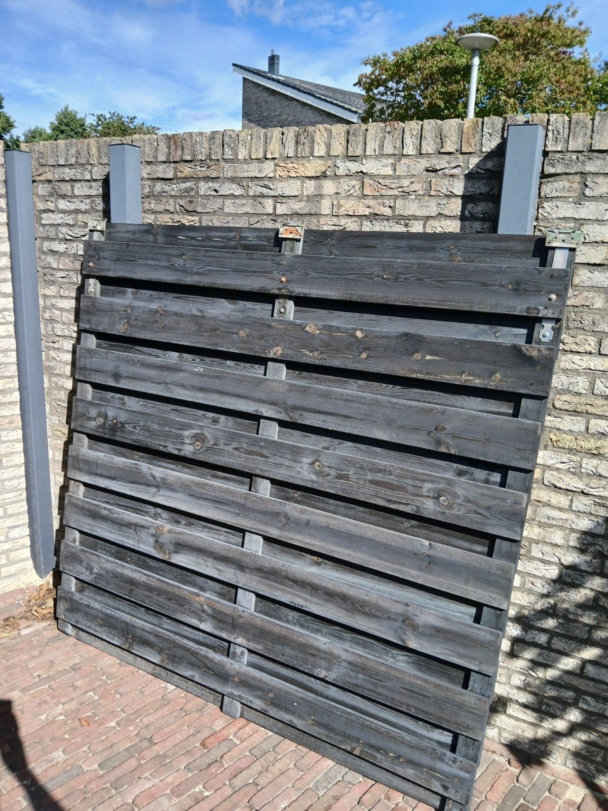Tuinscherm 1.80x1.80 gratis af te halen, Tuin en Terras, Ophalen, Gebruikt, 150 tot 200 cm, 150 tot 200 cm