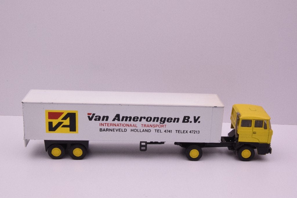 DAF 2800  '' van Amerongen Barneveld ''  Lion Car, Ophalen of Verzenden, Zo goed als nieuw, Bus of Vrachtwagen, Lion Toys