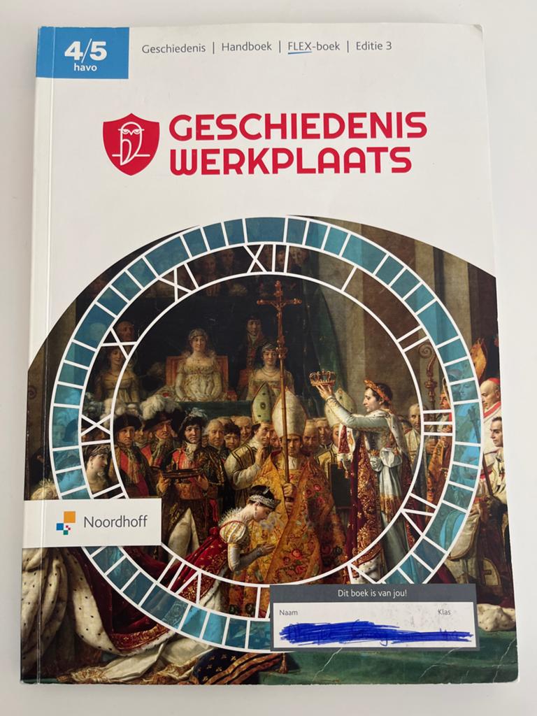 Geschiedenis Werkplaats Handboek 4/5 havo Editie 3, Boeken, Schoolboeken, Ophalen of Verzenden, Gelezen, HAVO, Geschiedenis