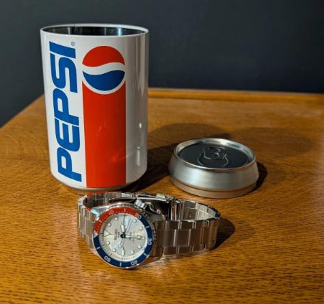 Seiko 5 Sports X Pepsi Limited Edition SRPL99K1 *GLOEDNIEUW*, Staal, Polshorloge, Nieuw, Ophalen of Verzenden