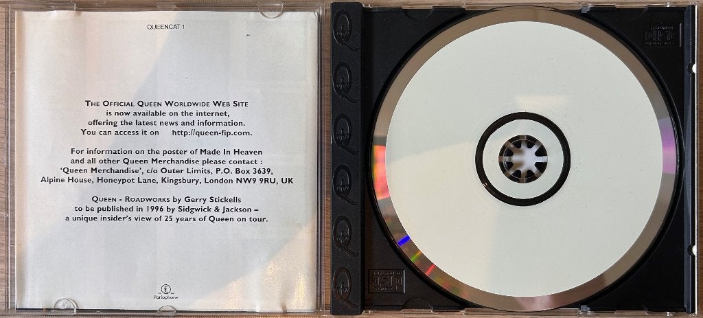 QUEEN - Made in heaven ( CD; misprint, blank label ), Ophalen of Verzenden, Zo goed als nieuw, Classic Rock, Speciale editie