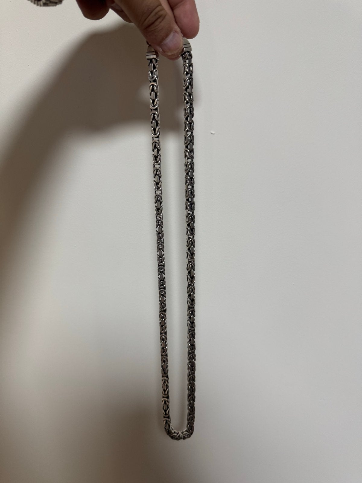 Zilveren Koningsketting, Sieraden, Tassen en Uiterlijk, Kettingen, Ophalen, Zo goed als nieuw, Zilver, Zilver