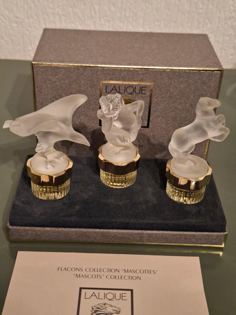 LALIQUE  - Flacons  Collection  Mascottes, Ophalen of Verzenden, Zo goed als nieuw, Miniatuur