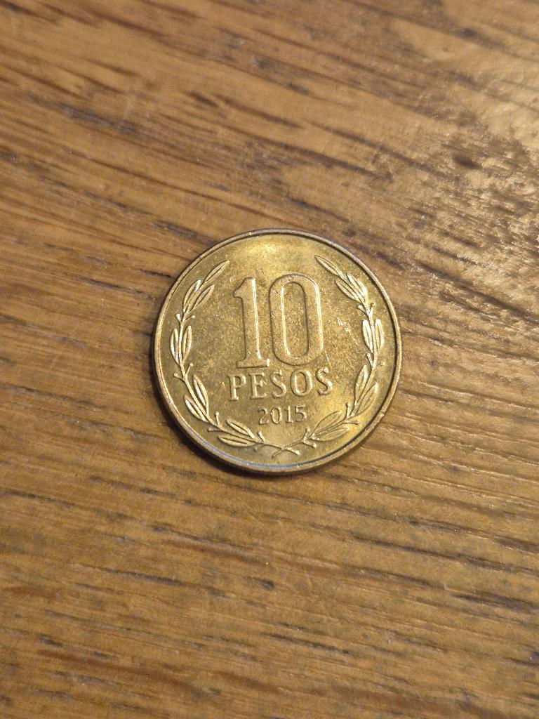 Chili - 10 Peso 2015, Verzenden, Zuid-Amerika, Losse munt