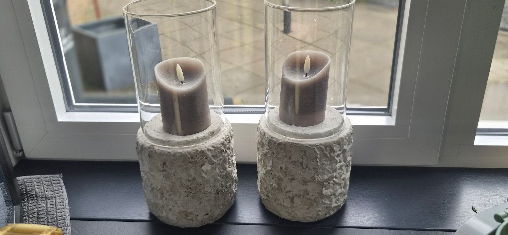 Ptmd windlichten, Huis en Inrichting, Ophalen, Windlicht, Gebruikt, 32 cm