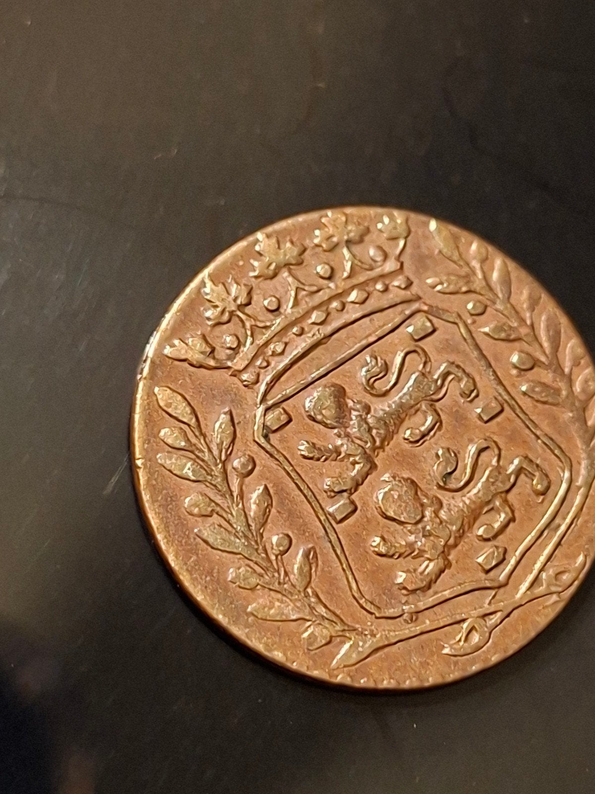 Zeldzame West Friesland Duit uit 1780, Postzegels en Munten, Munten | Nederland, Ophalen of Verzenden, Vóór koninkrijk, Overige waardes