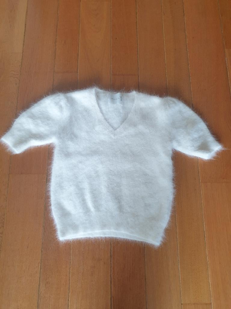 Nieuw March23 top S crème trui korte mouw, Beige, Nieuw, Ophalen of Verzenden, Korte mouw