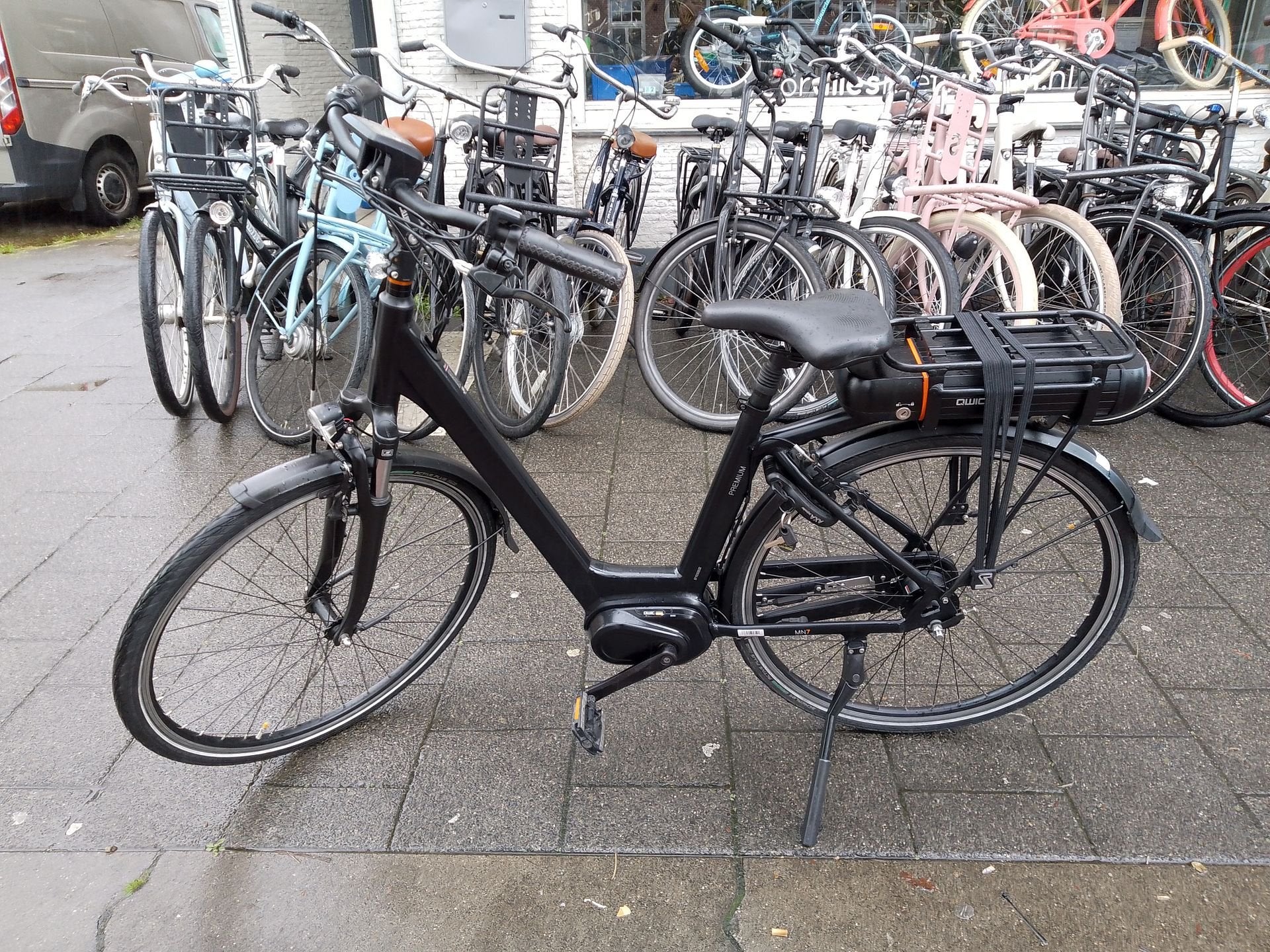 Qwic Premium d49 elektrische fiets middenmotor +lage km!, Gebruikt, -, -, 47 tot 51 cm