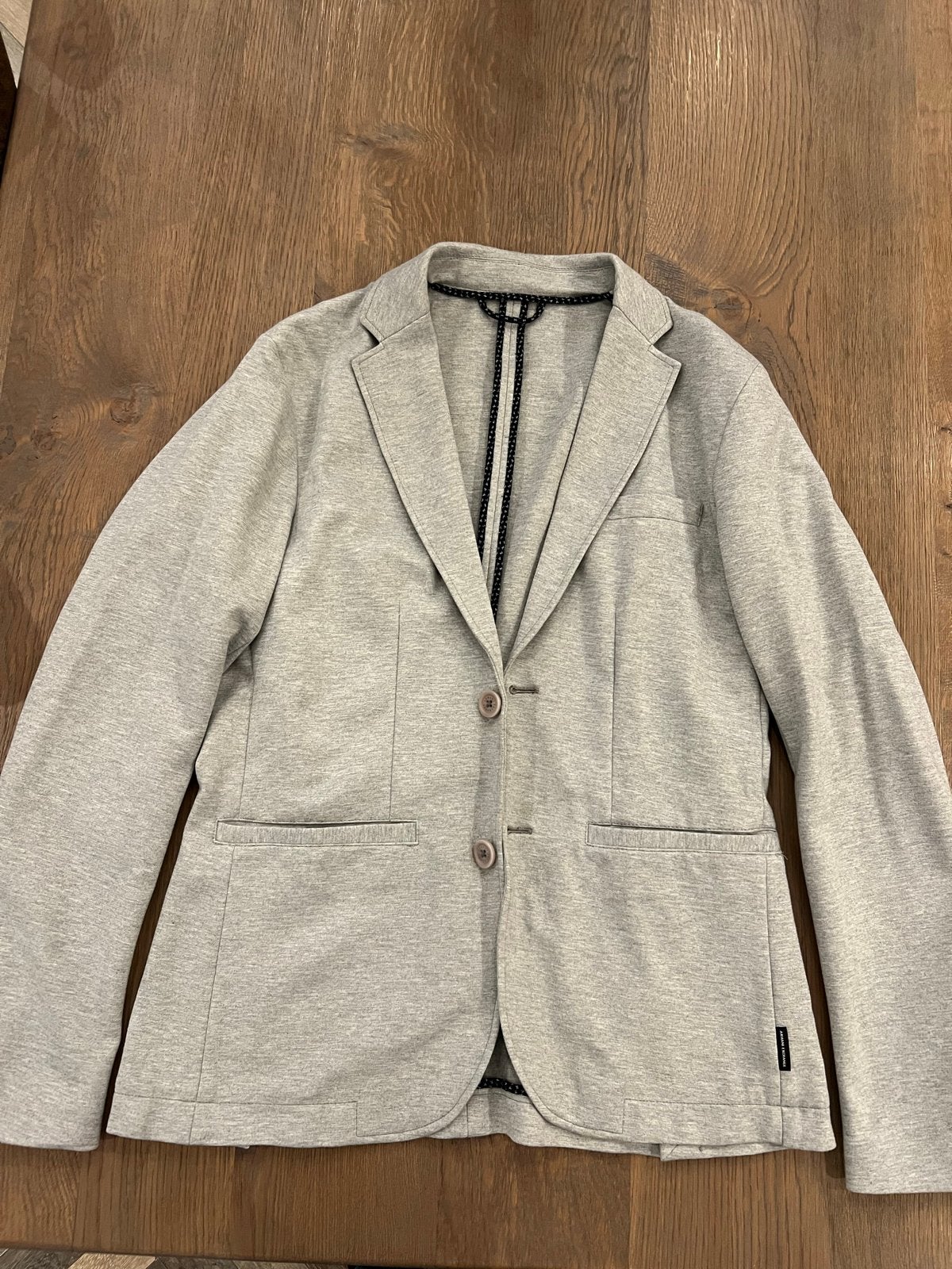 Armani Exchange Blazer - Maat M, Ophalen of Verzenden, Zo goed als nieuw, Maat 48/50 (M), Grijs