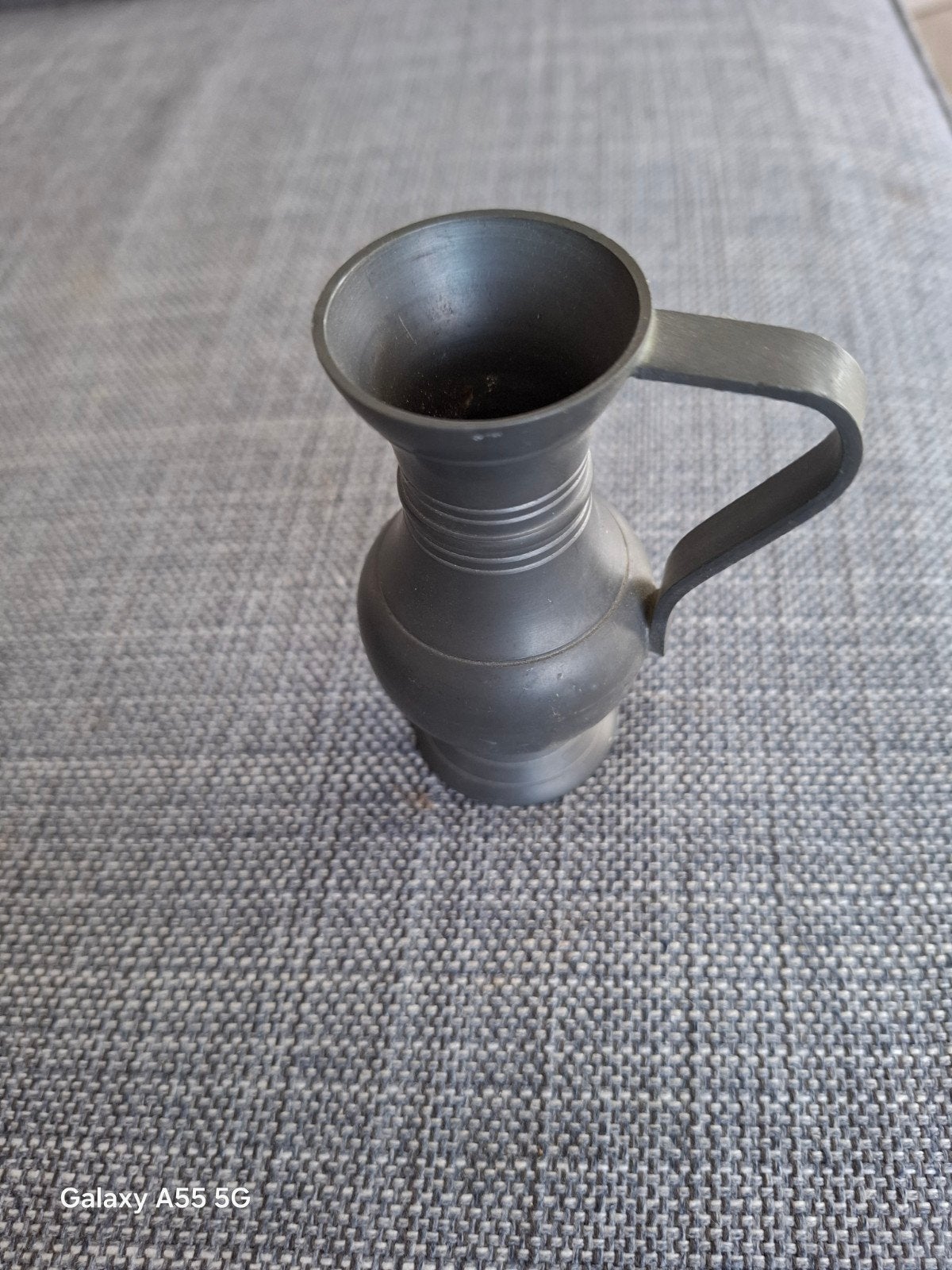 Antieke tinnen kan/pul - decoratief object, Ophalen of Verzenden