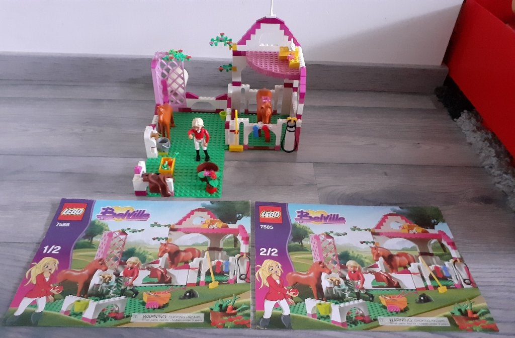 Lego Belville Recreation 7585 Horse Stable, Lego, Friends, Ophalen of Verzenden, Grondplaat