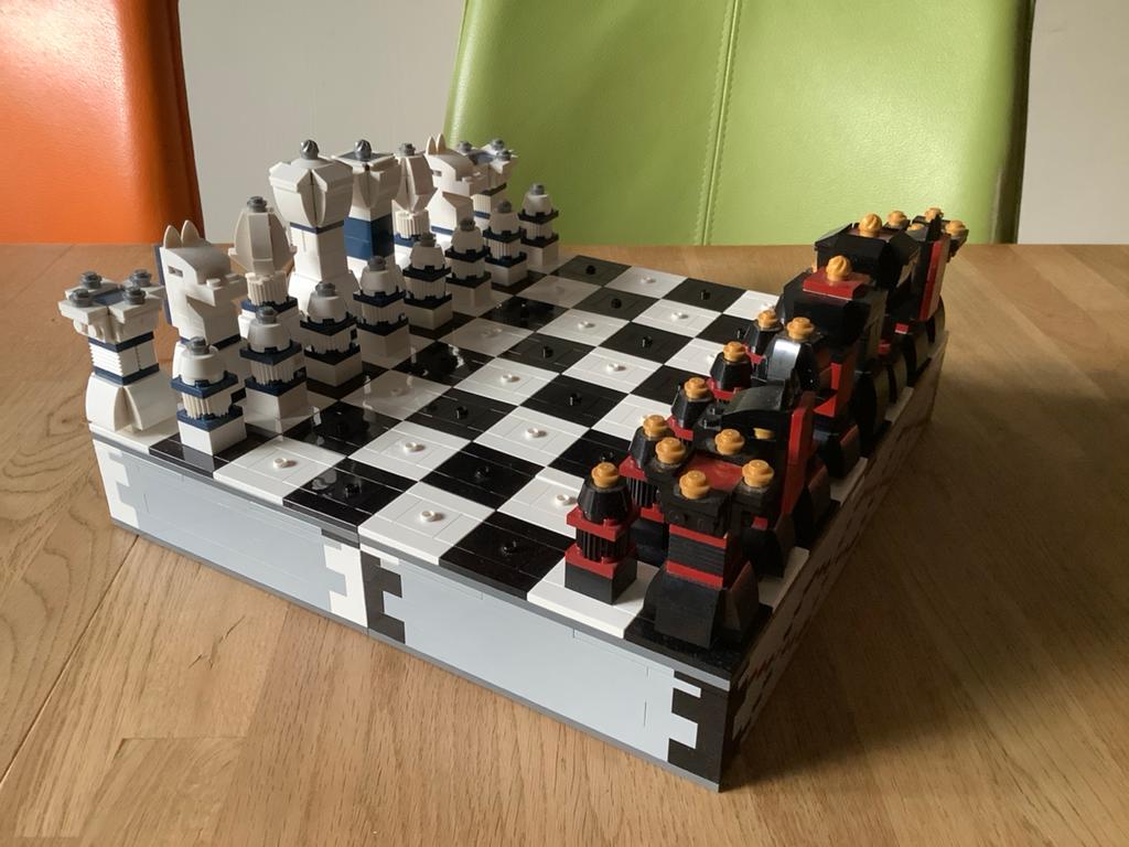 Lego 40174 schaak- en dambord met stukken, Een of twee spelers, Ophalen of Verzenden, Zo goed als nieuw