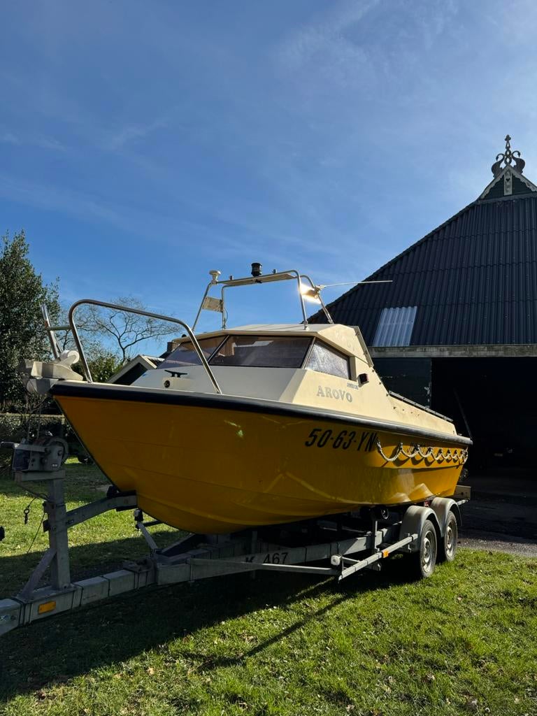 Jumbo 535 visboot, Watersport en Boten, Ophalen of Verzenden, Gebruikt, Motor en Techniek, Motorboot