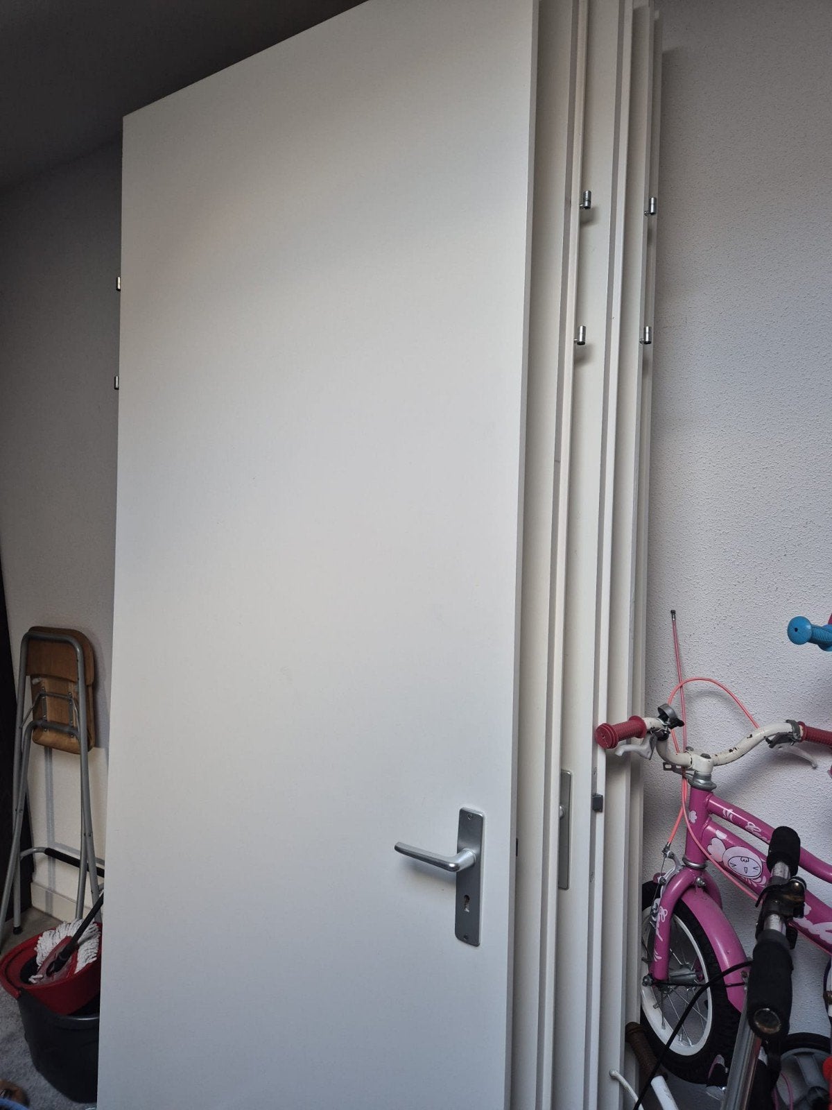 Svedex Binnendeur met Nemef deurbeslag, 80 tot 100 cm, Binnendeur, Zo goed als nieuw, 200 tot 215 cm