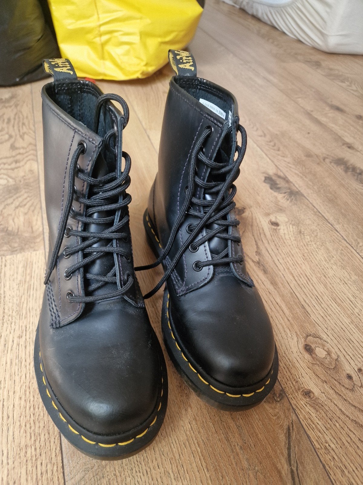 Dr. Martens 1460 Zwarte Leren Laarzen - Maat 37, Zwart, Lage of Enkellaarzen, Ophalen of Verzenden, Dr. Martens