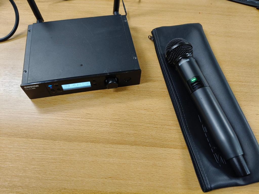 Shure GLD4R draadloze microfoon, Muziek en Instrumenten, Microfoons, Gebruikt, Zangmicrofoon, Draadloos, Ophalen of Verzenden
